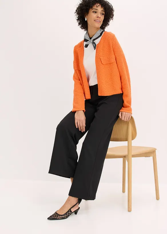 Vid byxa med bekv&auml;m midja, bonprix