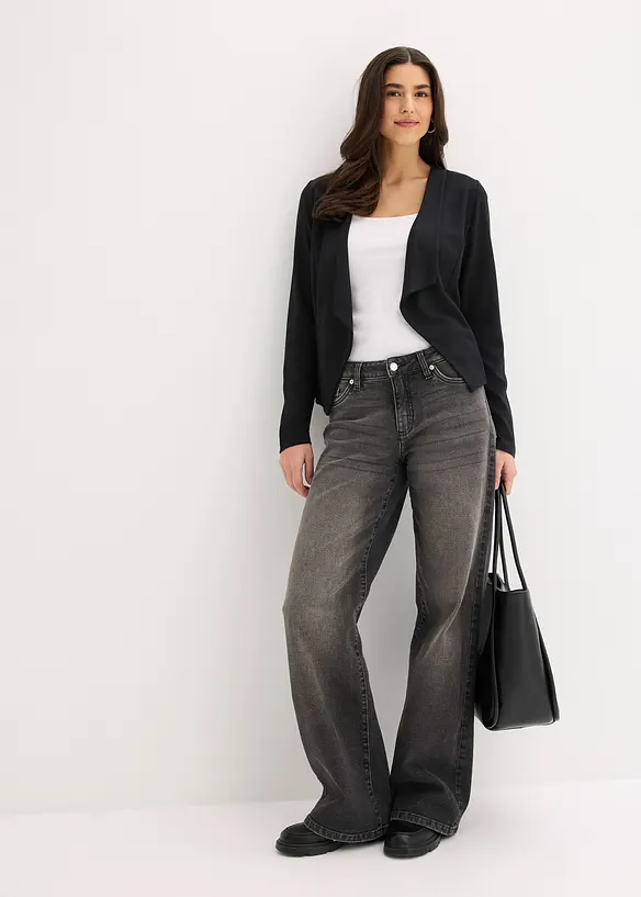 Jerseykavaj av viskosmix, bonprix