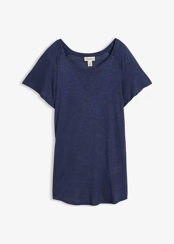 Topp i flamgarn med ving&auml;rmar, bonprix