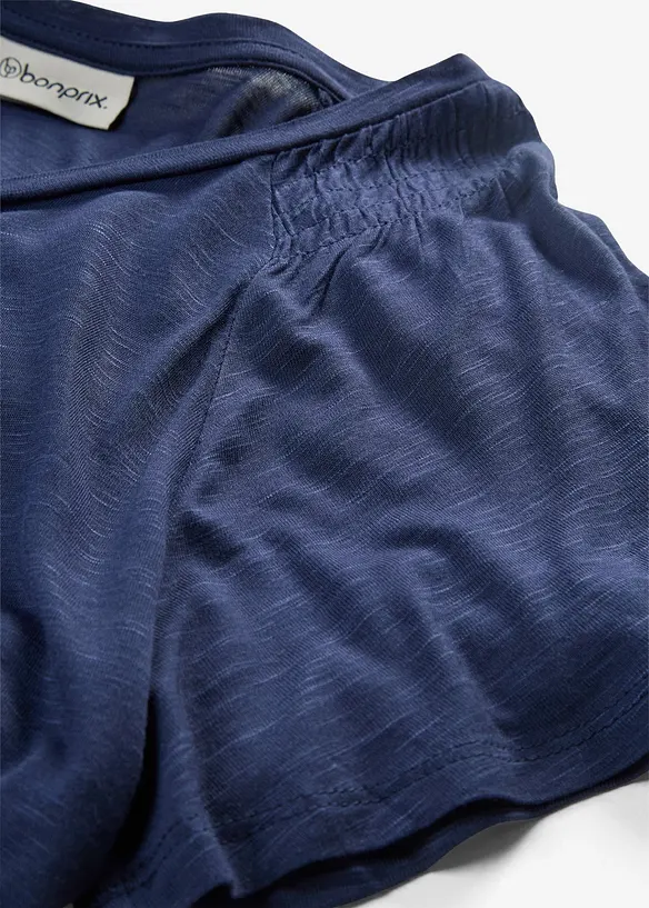 Topp i flamgarn med ving&auml;rmar, bonprix