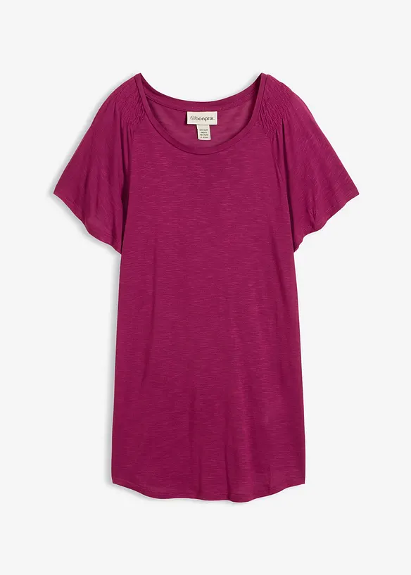 Topp i flamgarn med ving&auml;rmar, bonprix