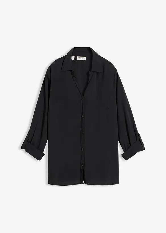 Blus av mjuk viskos, bonprix