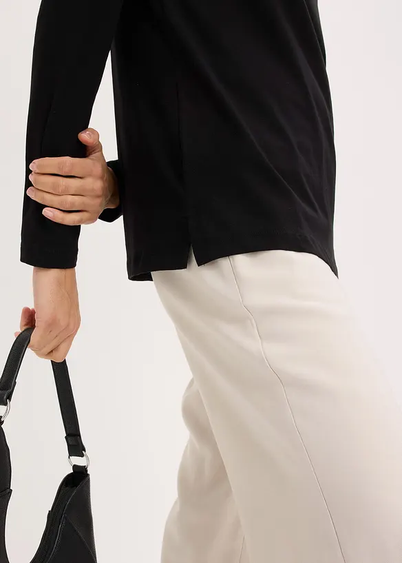 L&aring;ng&auml;rmad topp med &ouml;ljetter, bonprix