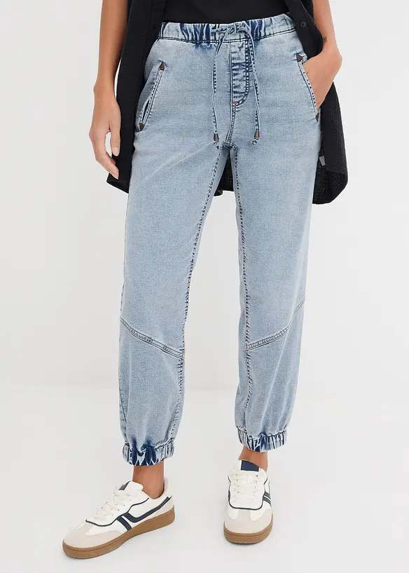 Jeggings med stretch, Mid Waist, bonprix