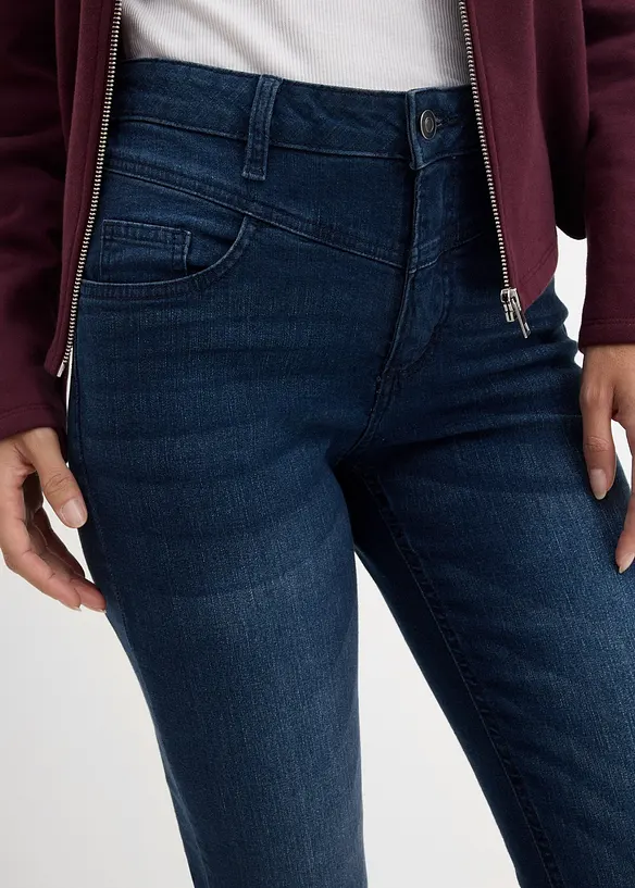 Skinny Jeans High Waist, cropped, bonprix