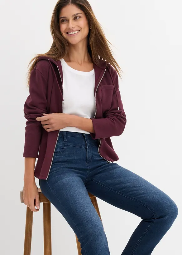 Skinny Jeans High Waist, cropped, bonprix