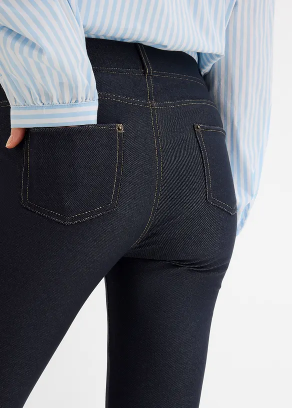Leggings med jeanslook, bonprix