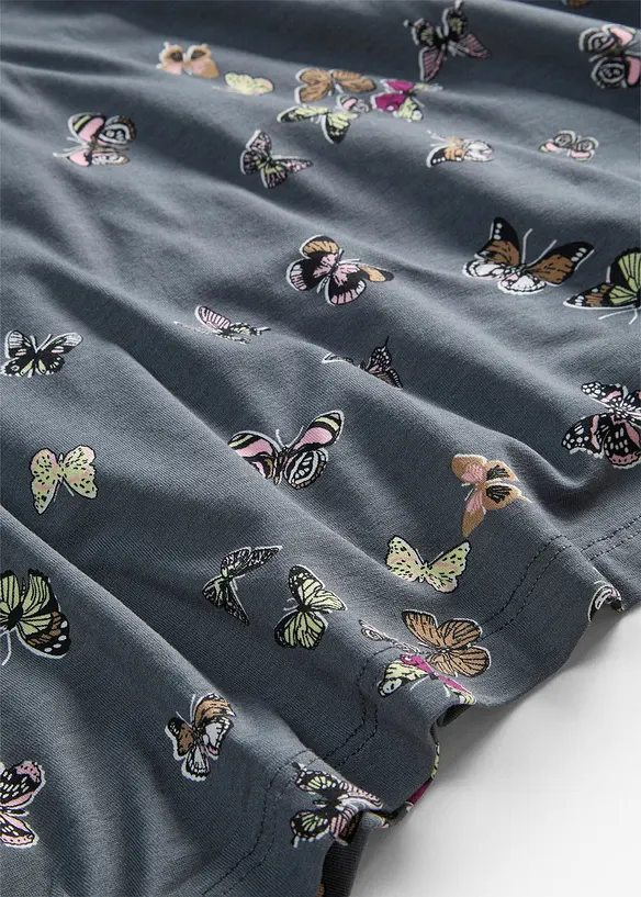 T-shirt med fj&auml;rilar, bonprix