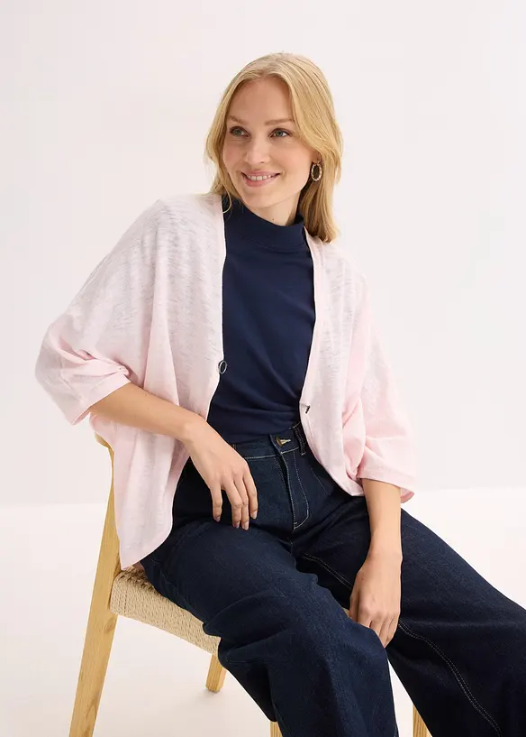 Tunn bomullscardigan, bonprix