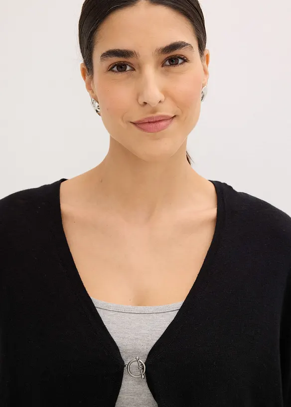 Tunn bomullscardigan, bonprix