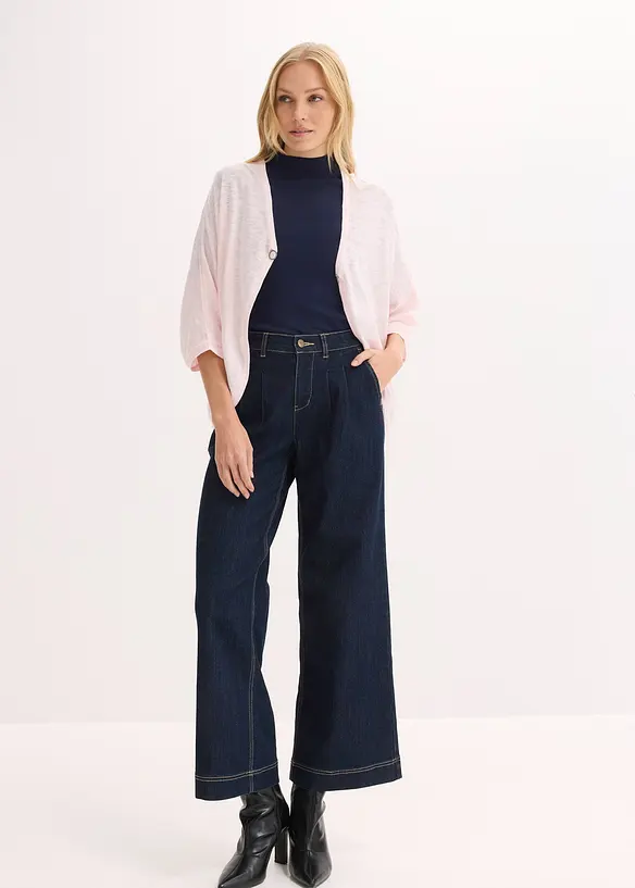 Tunn bomullscardigan, bonprix