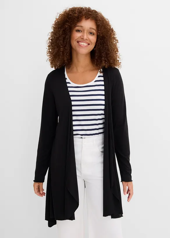 Cardigan i viskosmix, bonprix