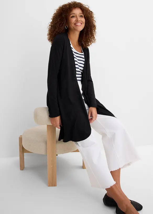 Cardigan i viskosmix, bonprix