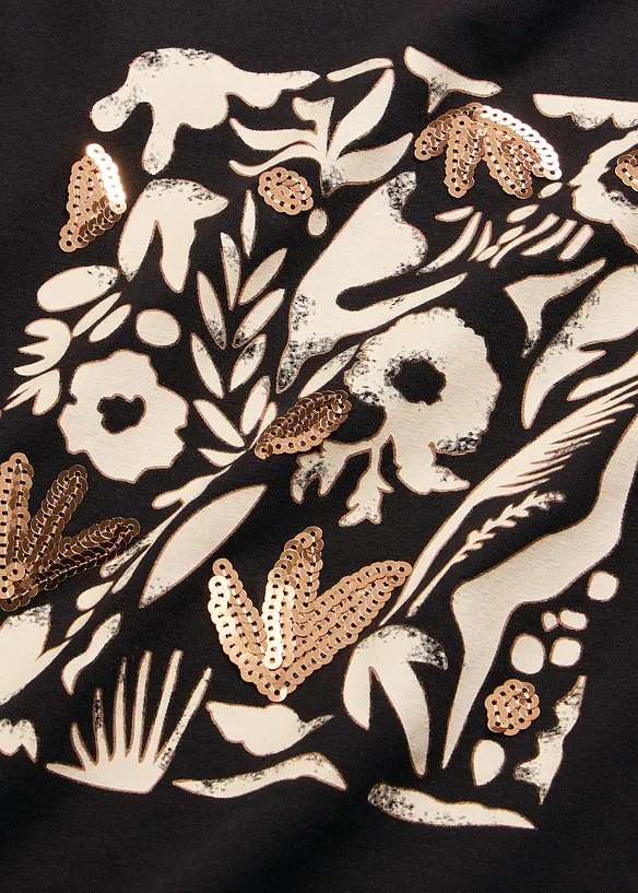 L&aring;ng&auml;rmad topp med ekologisk bomull, bonprix