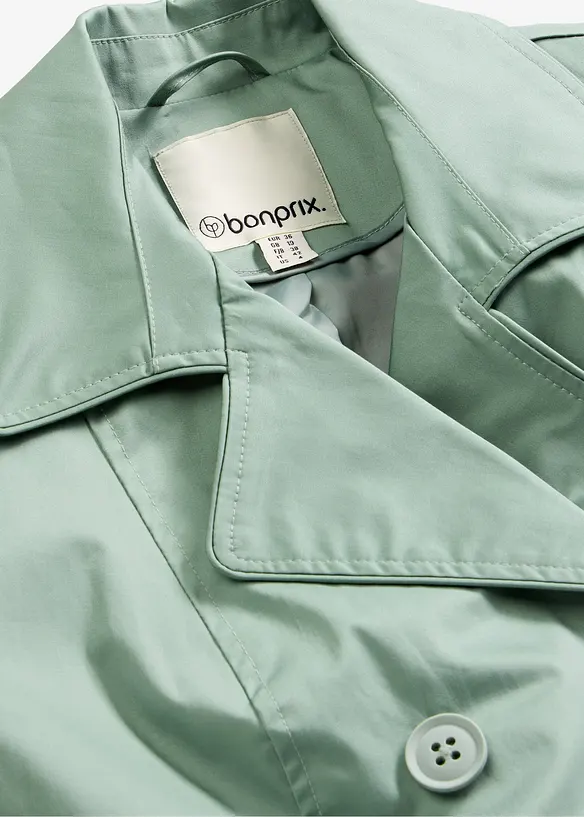 Trenchcoat av bomull, bonprix