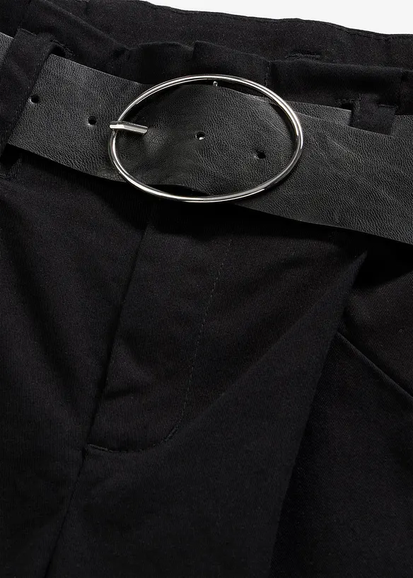 Byxa med gubbveck, av bomull, bonprix