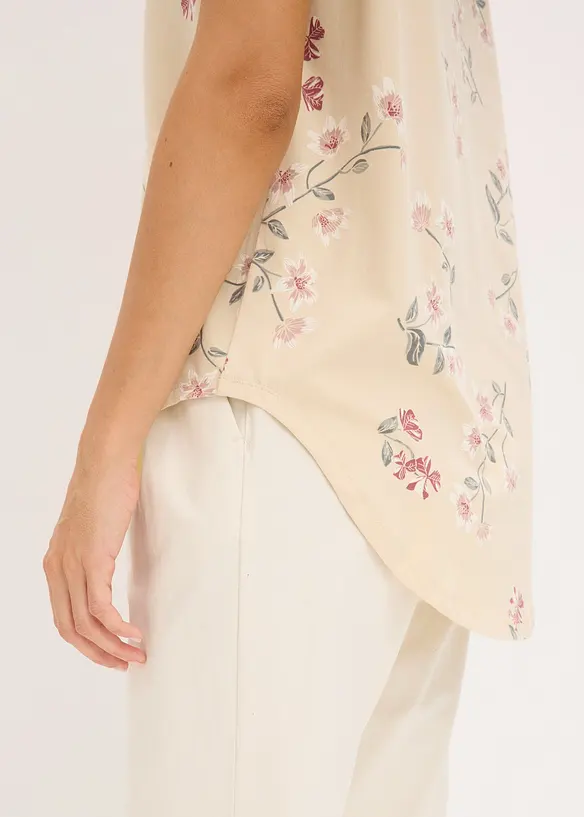 Oversizetopp i bomullsmix, bonprix