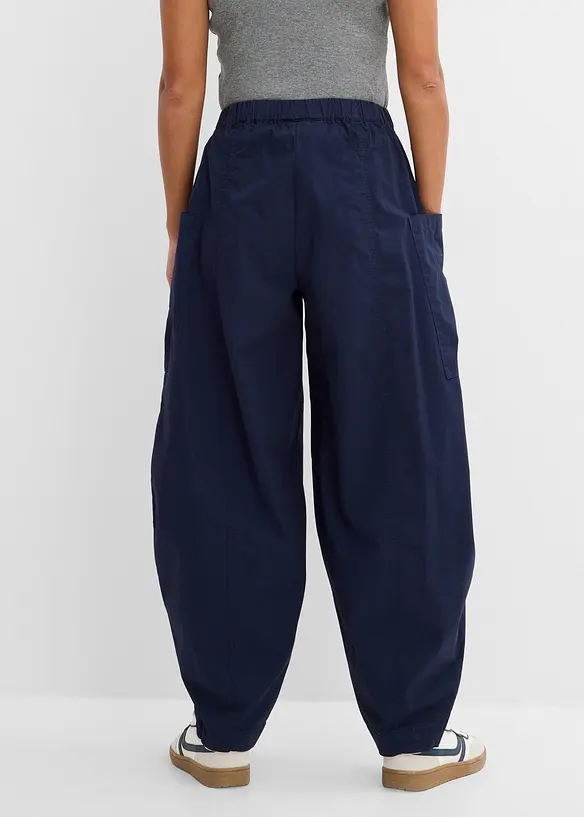 Twillbyxa av elastisk bomullsmix, bonprix