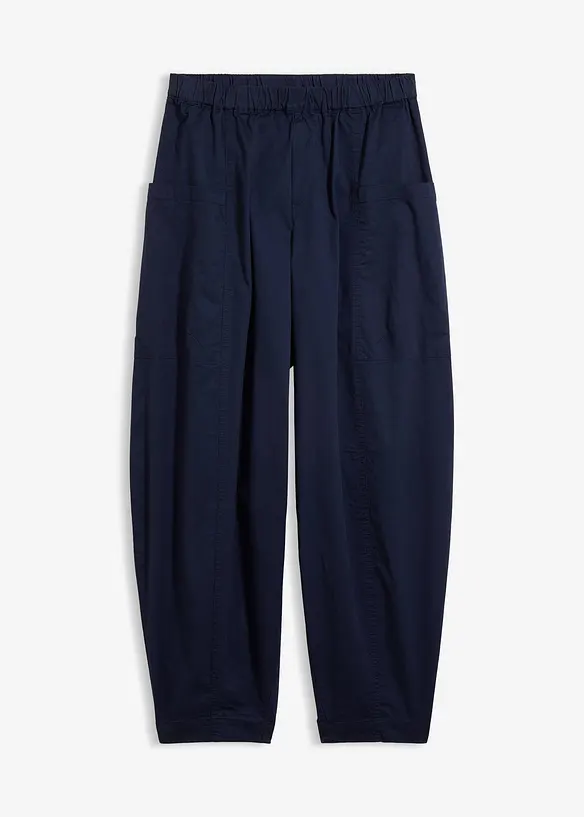 Twillbyxa av elastisk bomullsmix, bonprix