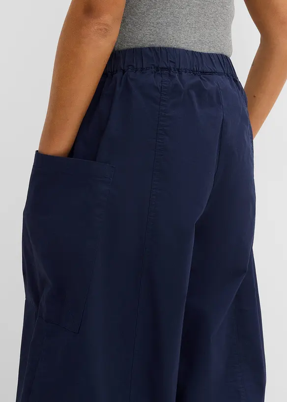 Twillbyxa av elastisk bomullsmix, bonprix