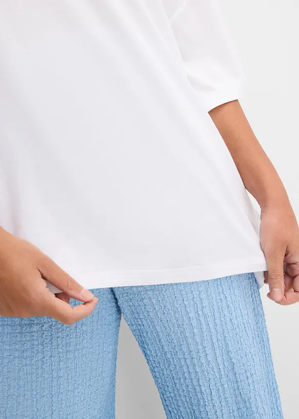 Oversizetopp i f&ouml;ljsam viskos, bonprix