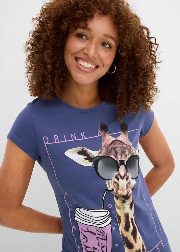 T-shirt med bomull, bonprix