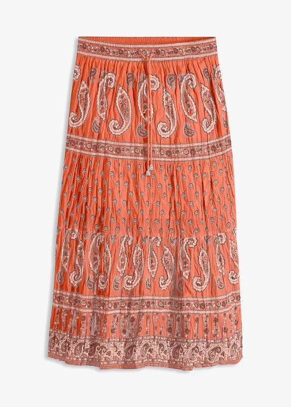 L&aring;ng kjol i bomull, bonprix