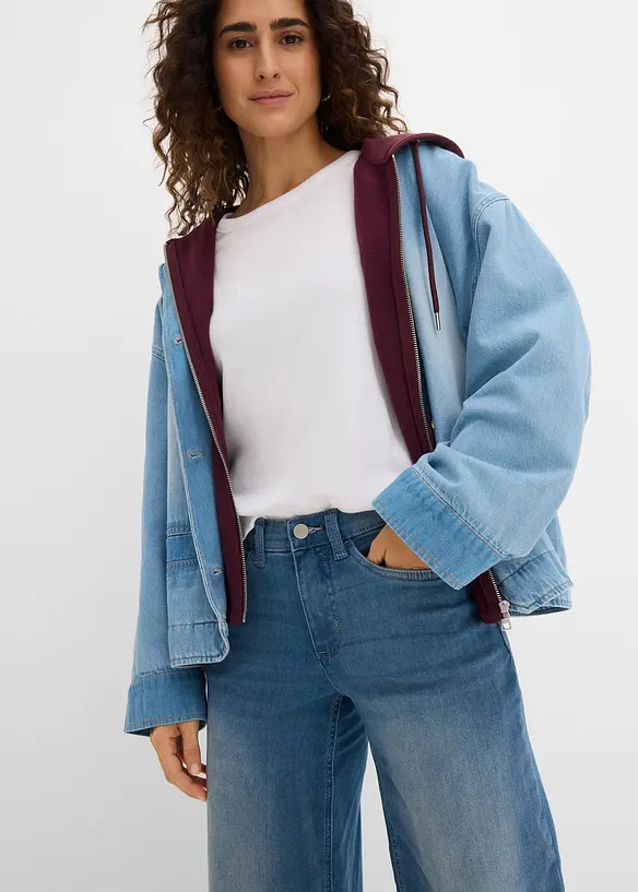 Extra mjuka 7/8-jeansculotter, bonprix