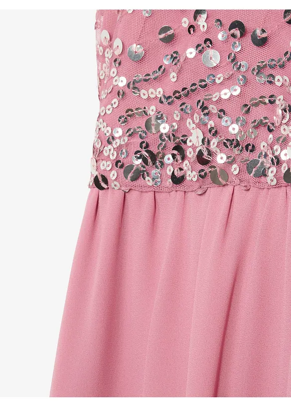 Kl&auml;nning med l&auml;ngre bakstycke, bonprix