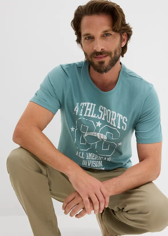 T-shirt (2-pack), normal passform, bonprix