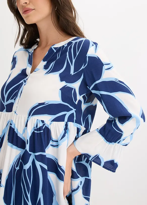 V&aring;dskuren kl&auml;nning i viskos, bonprix