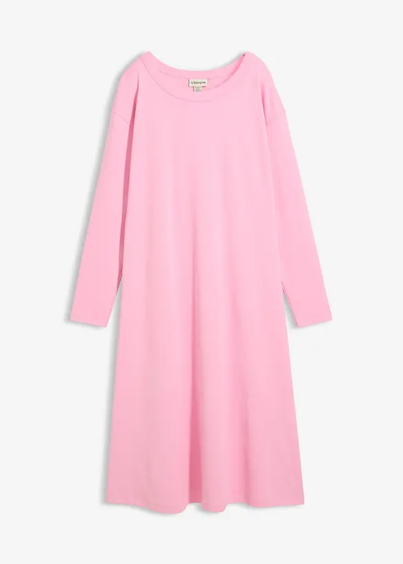 Jerseykl&auml;nning i tjockare material av ekologisk bomull, bonprix