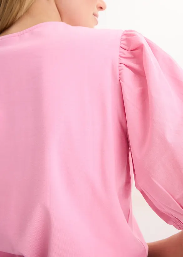 Topp med ballong&auml;rmar, bonprix