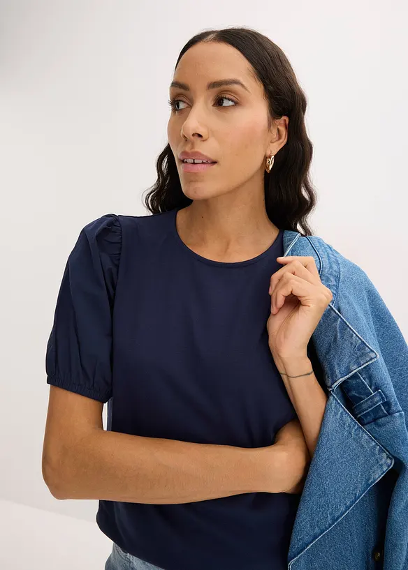 Topp med ballong&auml;rmar, bonprix