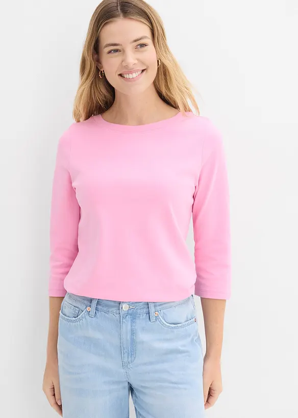 Topp i tjockt material av ekologisk bomull, bonprix