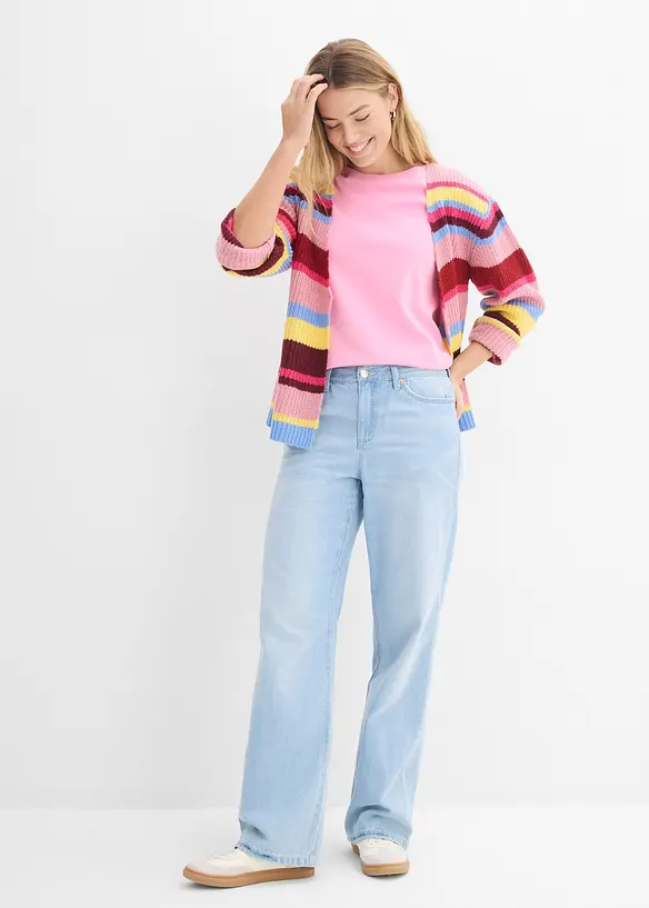 Topp i tjockt material av ekologisk bomull, bonprix