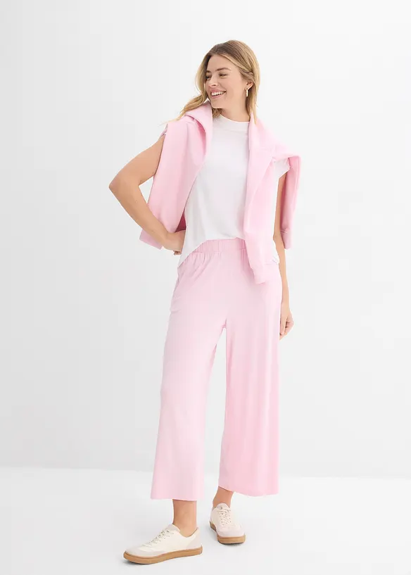 Culottebyxa av mjuk viskos, bonprix