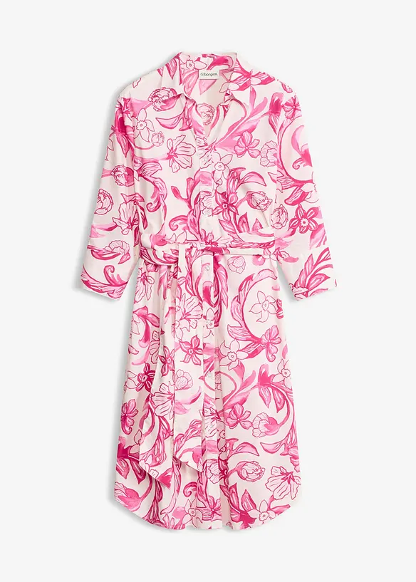 Skjortkl&auml;nning av bomullsmix, bonprix