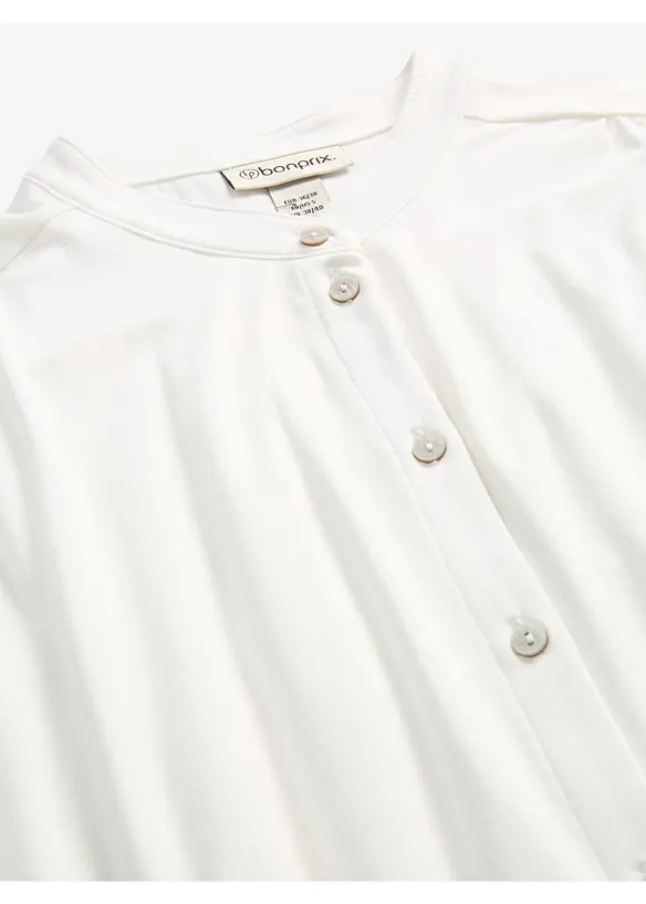 Blustopp i mjuk viskosmix, bonprix