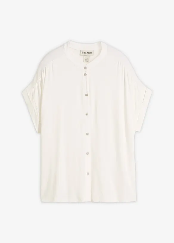 Blustopp i mjuk viskosmix, bonprix