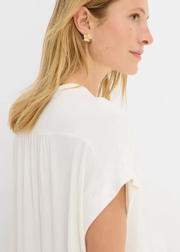 Blustopp i mjuk viskosmix, bonprix