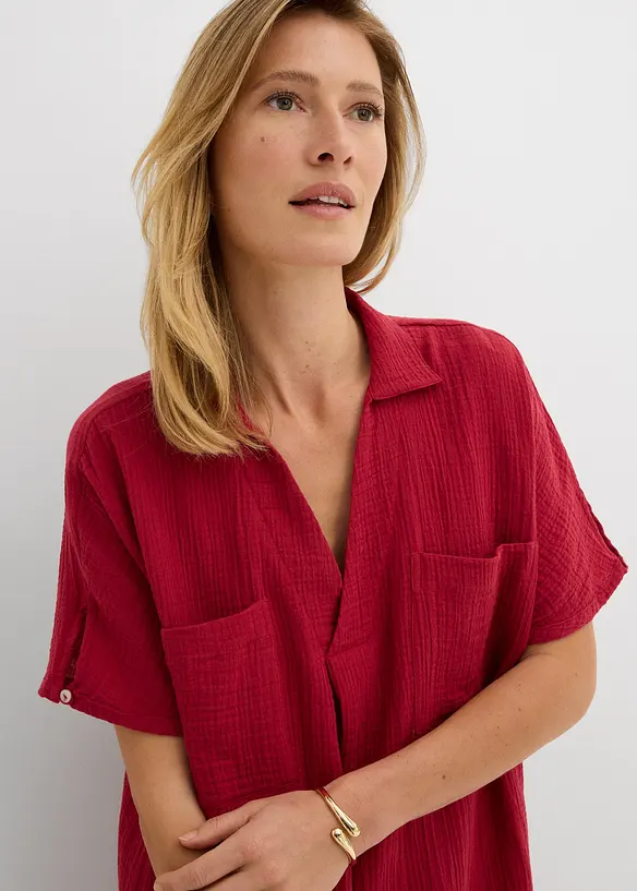 Kaftankl&auml;nning av mjuk muslin, bonprix