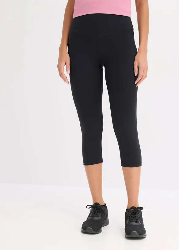 Sportleggings i caprimodell av stabilt material, bonprix