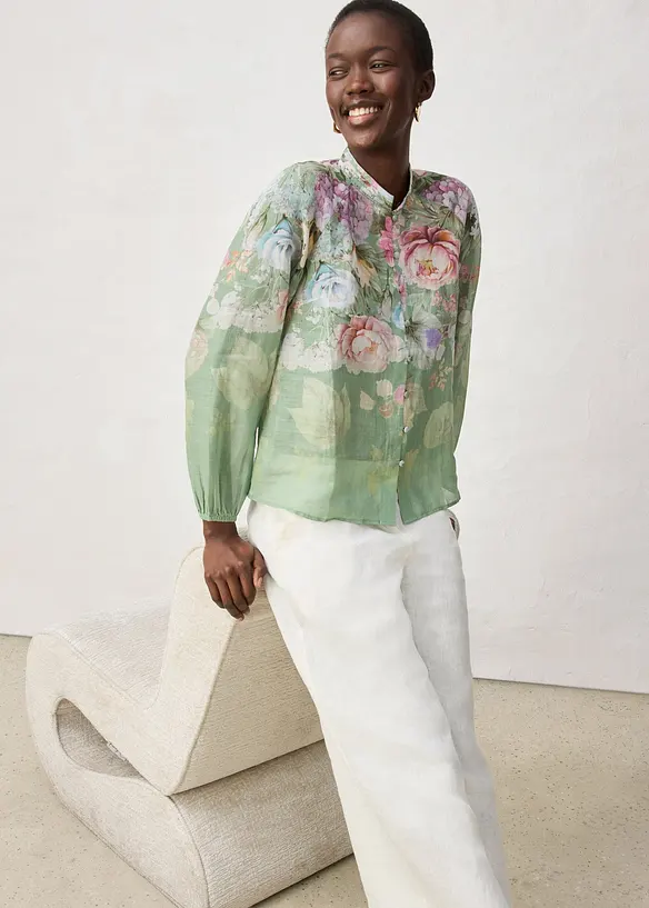 Blustunika av svalkande rami, bonprix