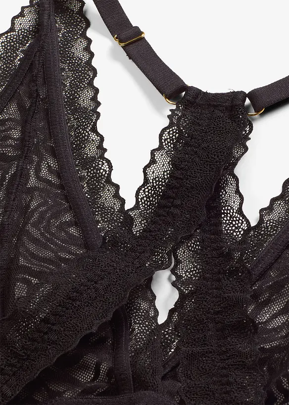 Body utan bygel, med tunn spets, bonprix