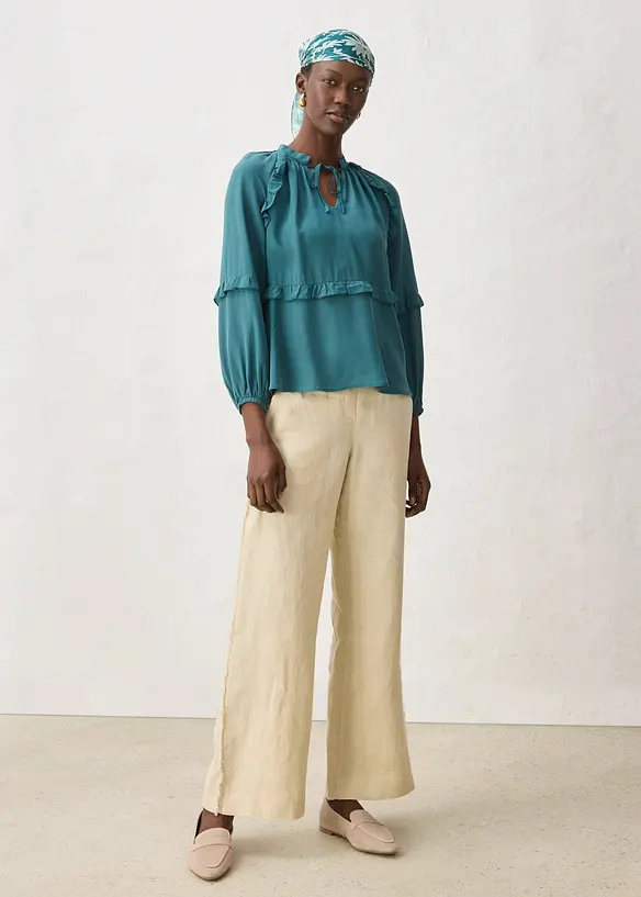 Tunika med sidenandel, bonprix