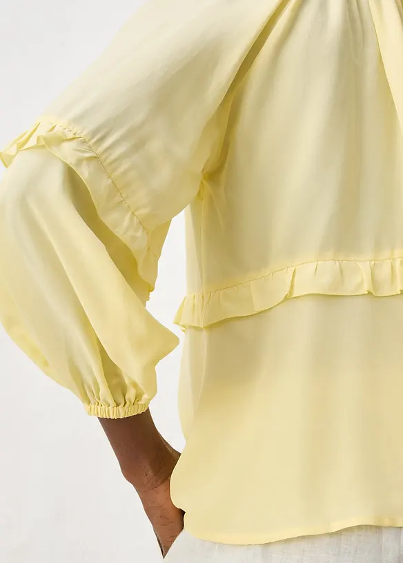 Tunika med sidenandel, bonprix