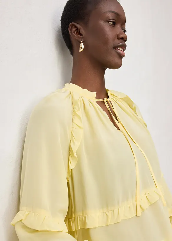 Tunika med sidenandel, bonprix