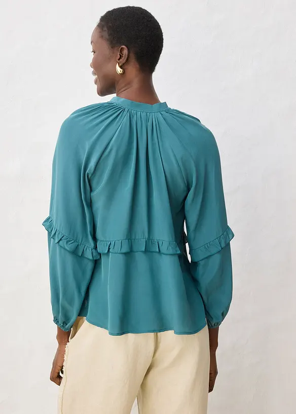 Tunika med sidenandel, bonprix