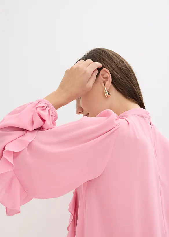 Blustunika med volanger, bonprix
